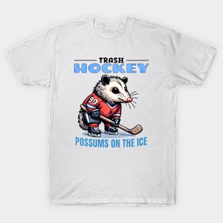 Possum Hockey Player T-Shirt